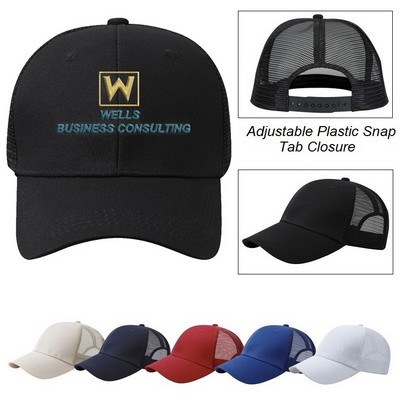 Cotton Twill Mesh Back Cap