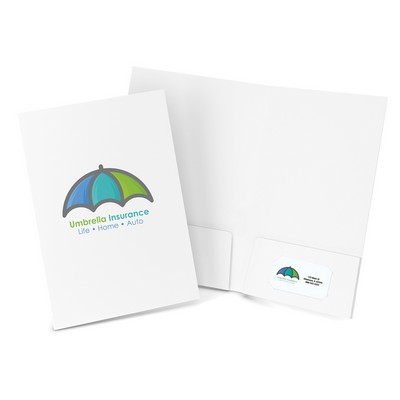 9" x 12" Folder with Full-Color Digital Imprint